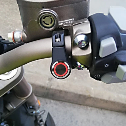 22mm 7/8'' Aluminum Alloy Motorcycle Handlebar Switch - Waterproof 12V Headlight and Fog Spotlight Retro Switch