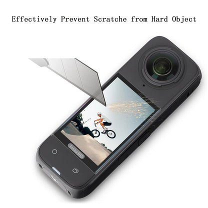 Insta360 X4 Lens Guards, Storage Bag & Screen Protector Film – Anti-Scratch Camera Accessories for Insta360 X4