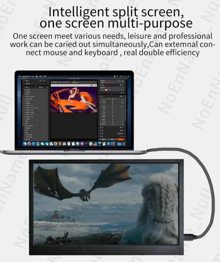 11.6-Inch Portable Gaming Monitor – 1366x768 LCD TFT Display with HDMI for PC, Raspberry Pi, Laptop, PS4, Xbox, Switch