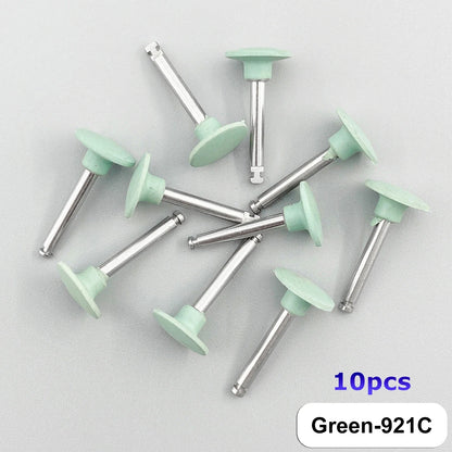 WELLCK Dental Silicone Grinding Heads – 12/10pcs Teeth Polisher for Low-Speed Dental Tools & Lab Use