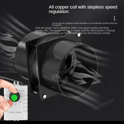 USB Adjustable Speed Solder Smoke Absorber – ESD Fume Extractor with 1M Pipe Ventilation Fan