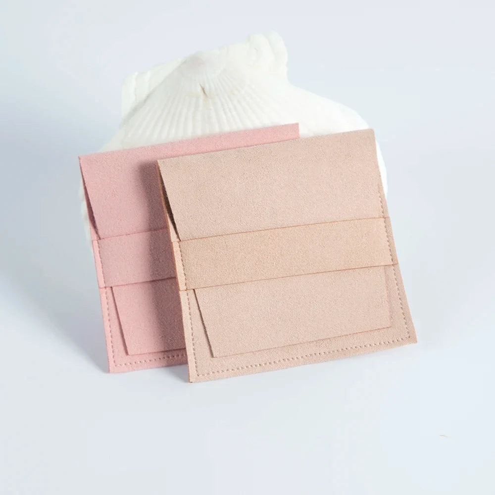 10Pcs Microfiber Jewelry Pouches 6.2x6.2cm & 8x8cm – Rings, Earrings, Pendants, Bracelets Gift Bags for Wedding Favors