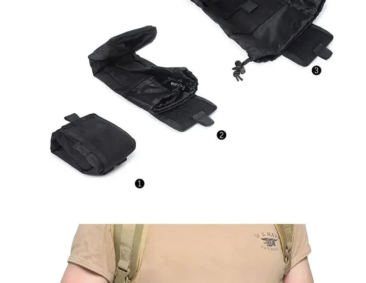 Foldable Molle Dump Pouch – Ammo Magazine Waist Pack, Hunting & EDC Utility Bag