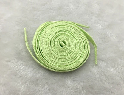 Luminous Flat Shoelaces - Glow in the Dark Fluorescent Sneaker & Canvas Shoe Laces, 80/100/120/140cm