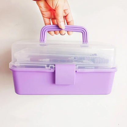 Diamond Art Organizer Suitcase Kit – Kawaii Bead Box and Painting Storage Pouches for DIY Accessories