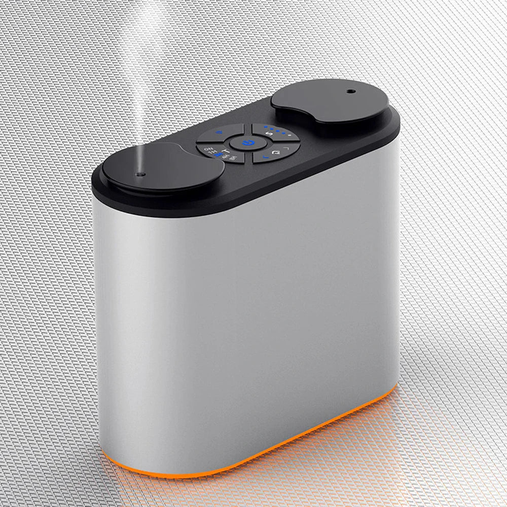 Waterless Aroma Diffuser – USB Aluminum Essential Oil Nebulizer, Aromatherapy Humidifier for Home & Hotel Use