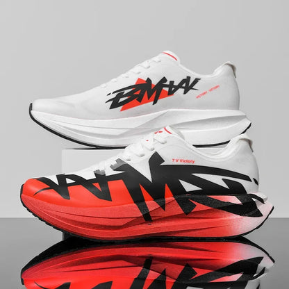 Men's & Women's Carbon Plate Running Shoes - Lightweight Marathon Training & Race Sneakers