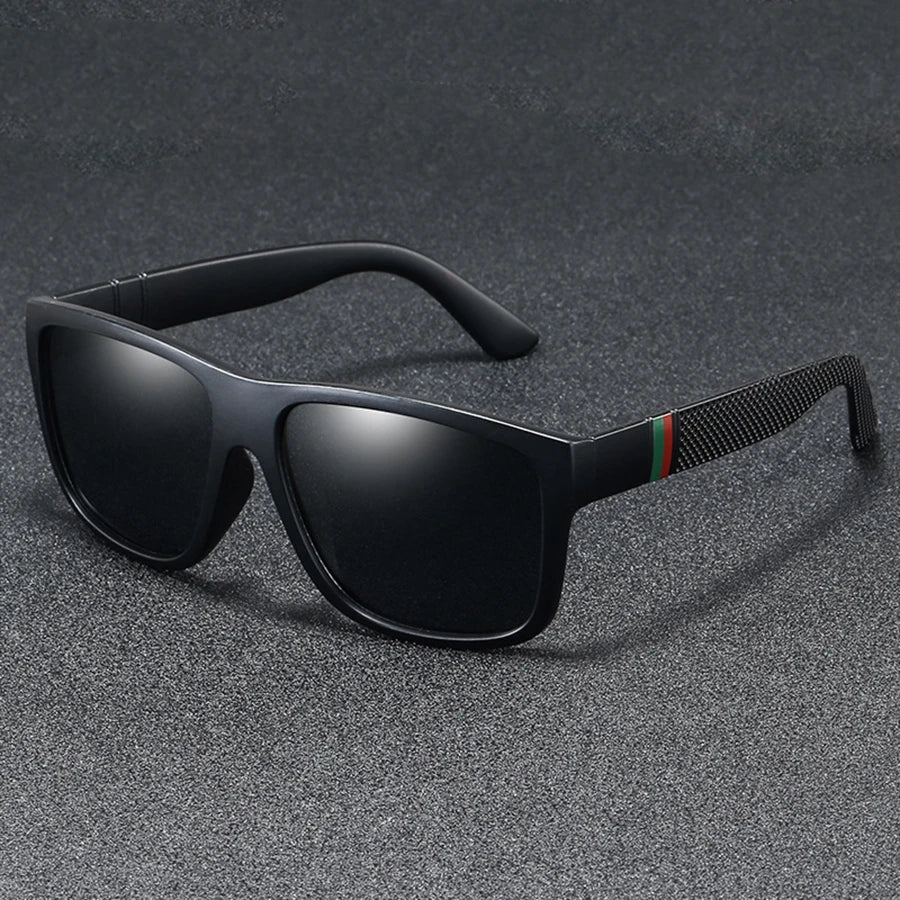 2024 Luxury Polarized Sunglasses for Men — High-End Square UV400 Driving Eyewear & Fashion Travel Sun Glasses