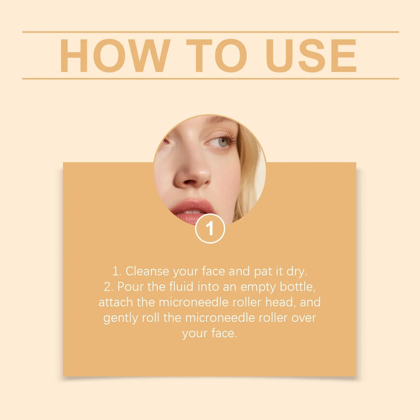 Korean Anti-Aging Microcrystalline Essence Set – Skin Renewal Serum 4×5ML with Facial Roller Beauty Skincare Treatment Kit
