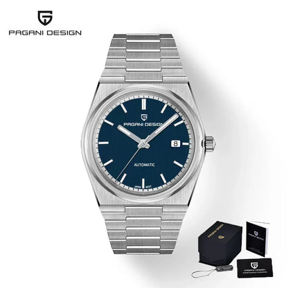 Pagani Design 2024 Men’s Automatic Mechanical Watch – Luxury Sapphire AR Coating, Stainless Steel, 10BAR Waterproof
