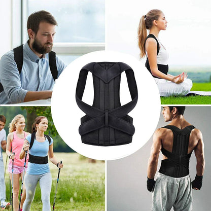 Back Posture Corrector Brace — Shoulder Support Belt for Upper & Lower Back Pain Relief | Spine & Clavicle Posture Vest
