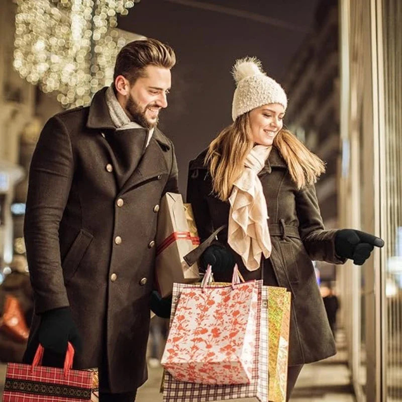 Warm Polar Fleece Winter Gloves – Touchscreen Thermal Gloves for Men & Women, Running & Hiking