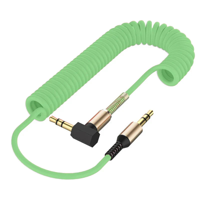 3.5mm Male-to-Male Audio Aux Cable — For Samsung Car Headphone & Speaker Wire