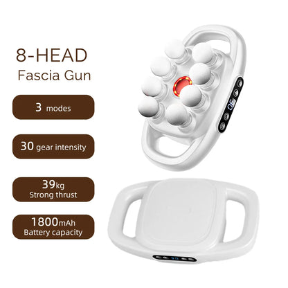 16-Head Fascia Massage Gun – High-Frequency Vibration Body Massager for Back, Waist, Neck, and Shoulders, Muscle Relief