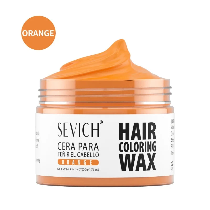 13-Color Halloween Hair Wax – 50g/120g DIY Temporary Hair Dye Cream for Men & Women, Party, Cosplay & Daily Use