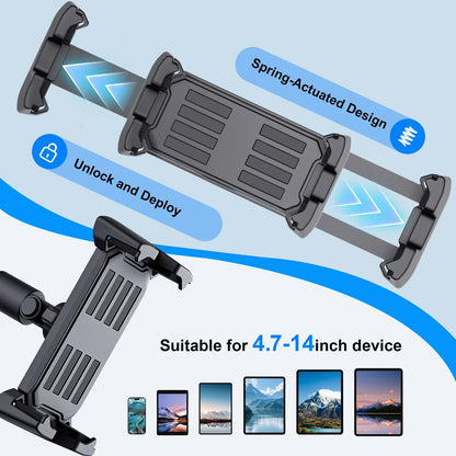 Xnyocn Tripod Floor Tablet Stand — Adjustable Holder for iPad Air, Pro, Mini & 4-13 Inch Tablets