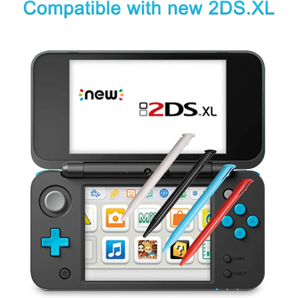 Replacement Stylus Pen for Nintendo New 2DS XL – 4-in-1 Multi-Color Touch Pen