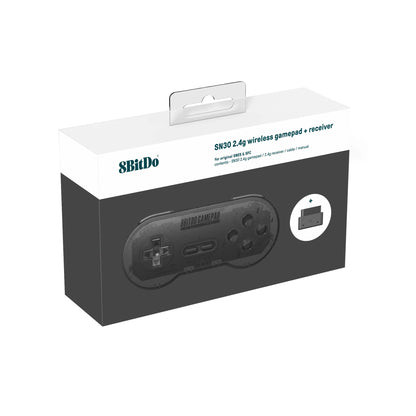 8BitDo SN30 2.4G Wireless Gamepad – Compatible with Original SNES/SFC