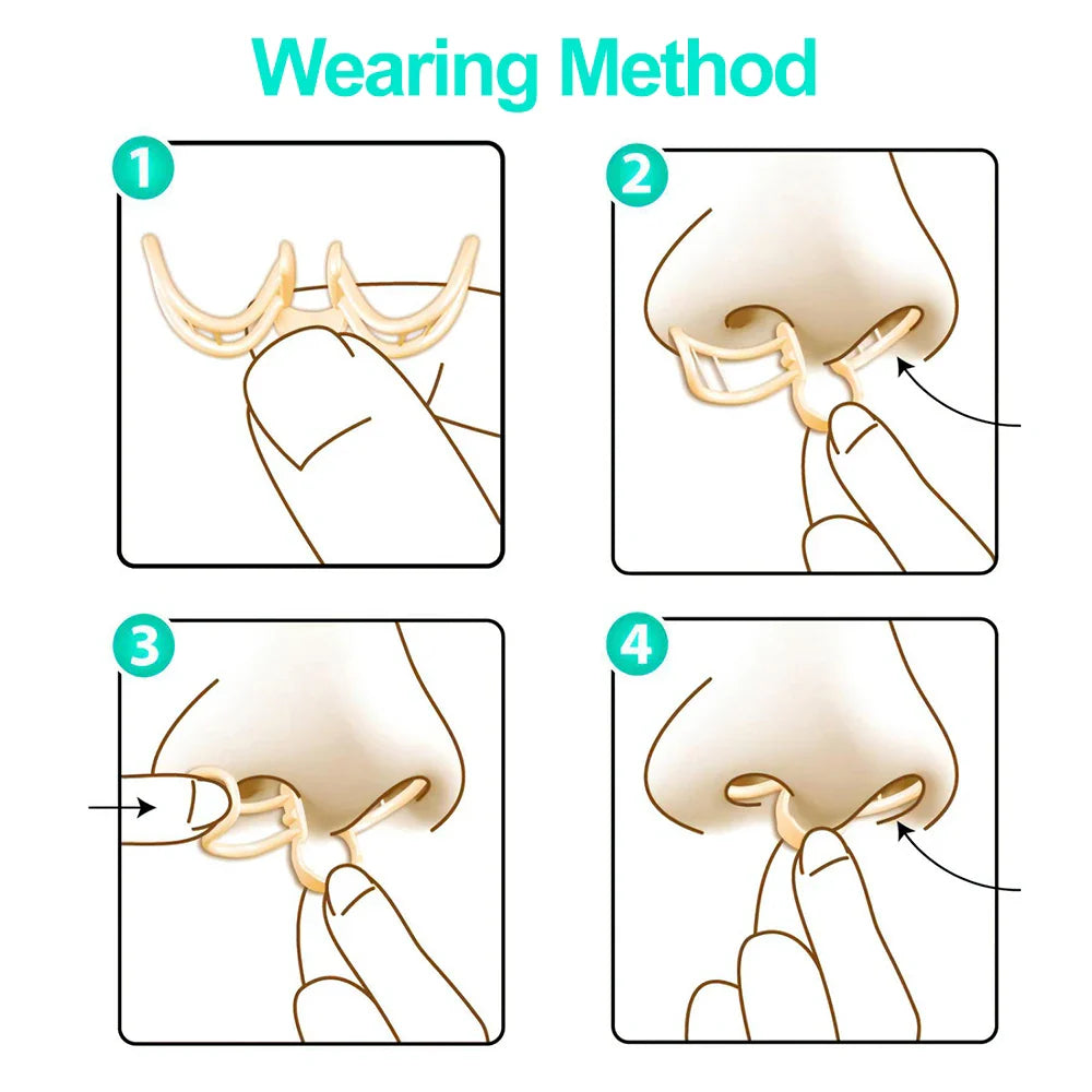 Silicone Nose Dilator Clip – Anti-Snoring Device for Easy Breathing & Improved Sleep