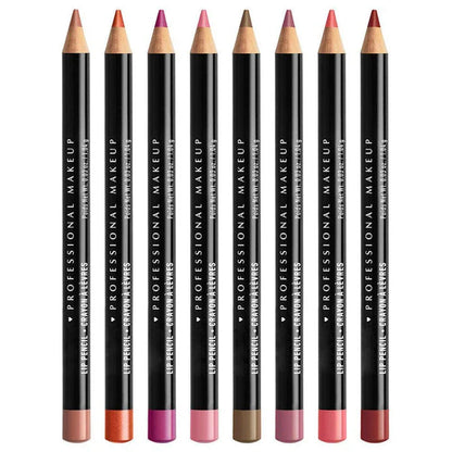 11-Color Matte Lip Liner Pencil – Waterproof, Plumping, Long-Lasting Lipstick Stain in Natural Nude & Pink Shades for Pro Lip Contouring