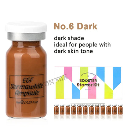 8ml BB Cream Glow Serum Ampoule – Niacinamide & Peptide Moisturizing Foundation with Hyaluronic Acid for Facial Skin Care