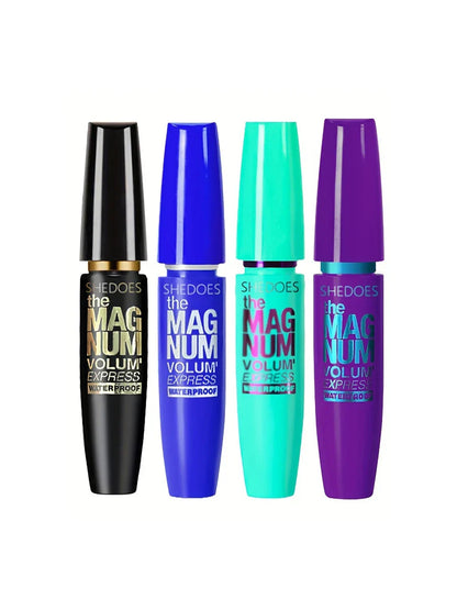 4D Black Mascara – Thickening, Lengthening, Curling, Waterproof Liquid Fiber Formula