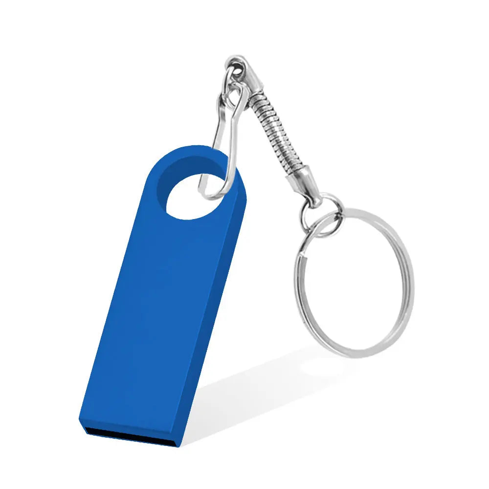 Metal USB 3.0 Flash Drive Keychain – High-Speed Pen Drive 8GB/16GB/32GB/64GB/128GB Memory Stick