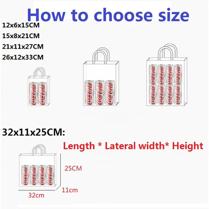 10/20pcs Brown Kraft Paper Bags with Handles – Small Gift Bags for Business, Shopping, Christmas & Party Favors