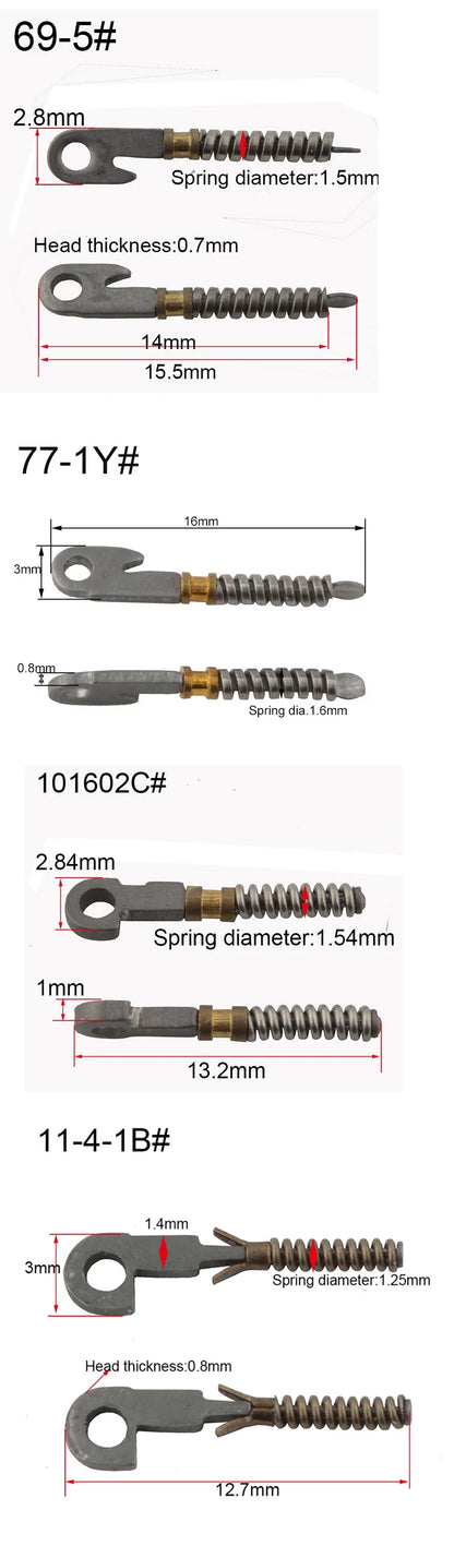 100pcs Glasses Spring Insert Hinges – Eyeglasses Repair & Replacement Accessories