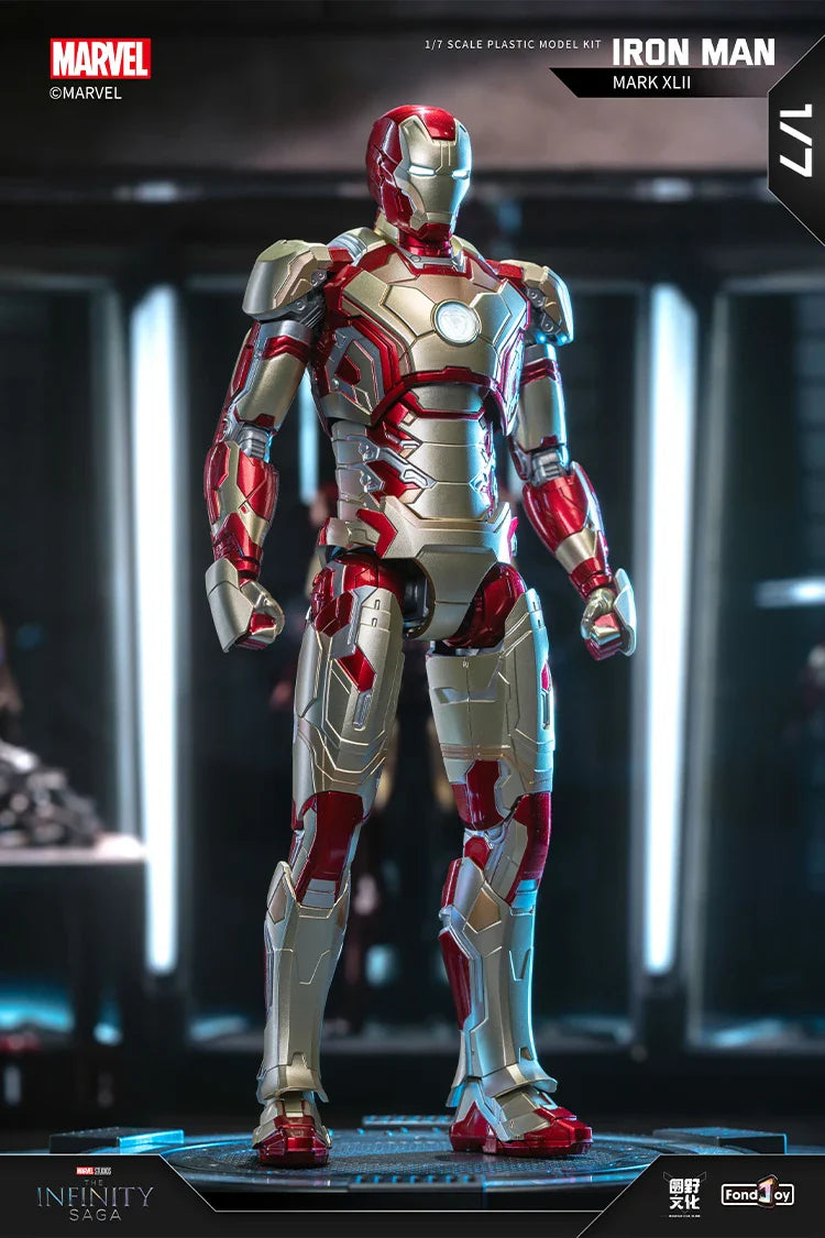 1:7 Original FondJoy Iron Man Action Figures – MK42, MK43, MK5, MK6, MK7 DIY Model, Tony Stark Legend Collection Toy for Kids Gift