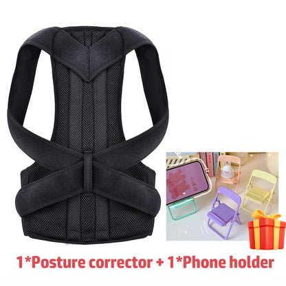Back Posture Corrector Brace — Shoulder Support Belt for Upper & Lower Back Pain Relief | Spine & Clavicle Posture Vest
