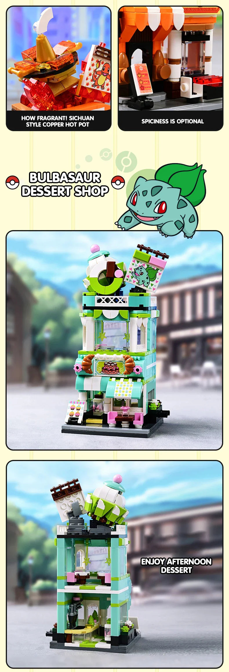 Original Pokémon Crane Game Block Set — Pikachu, Charizard, Squirtle & Bulbasaur Educational Model Toys for Kids’ Gifts