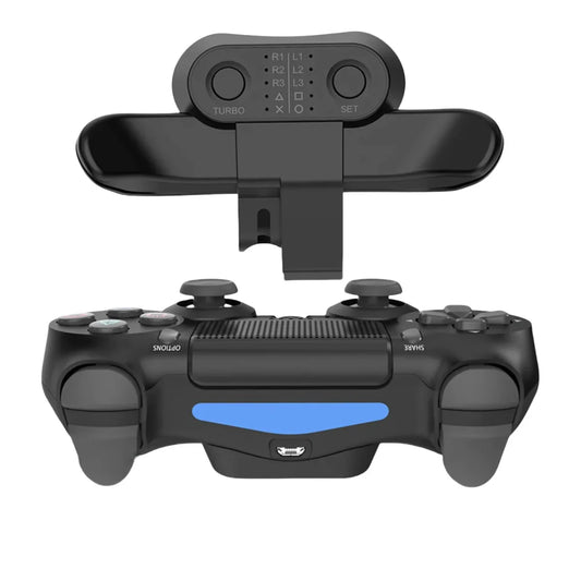 PS4 DualShock Gamepad Rear Extension Key Adapter — Turbo Back Button Attachment for PS4 Controller Accessories