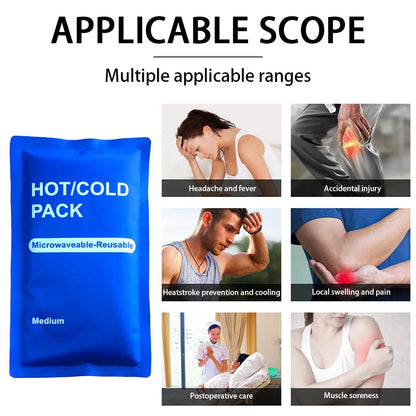 Reusable Gel Hot & Cold Therapy Pack – Ice & Heating Pad for Pain Relief, Sports Injuries & Emergency Use