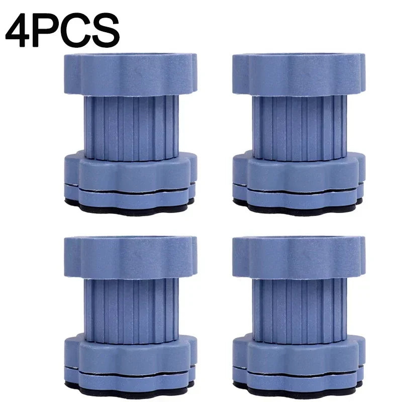4PCS Universal Adjustable Washing Machine & Refrigerator Foot Pads – Anti-Vibration Non-Slip Stabilizer