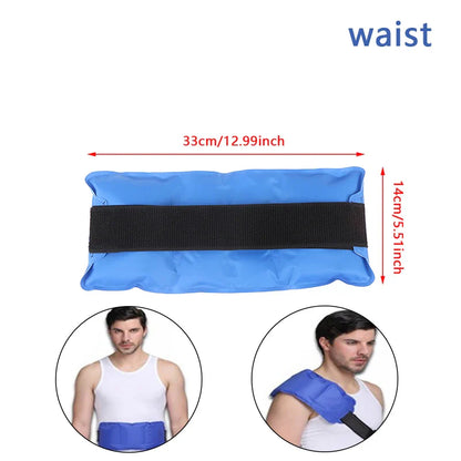 Ankle Brace Ice Pack Wrap – Reusable Hot & Cold Gel Therapy for Injuries, Sprains & Pain Relief