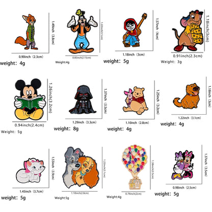 Cartoon Dog Enamel Pin – Cute Animal Brooch for Women’s Lapel, Backpacks & Fashion Accessories