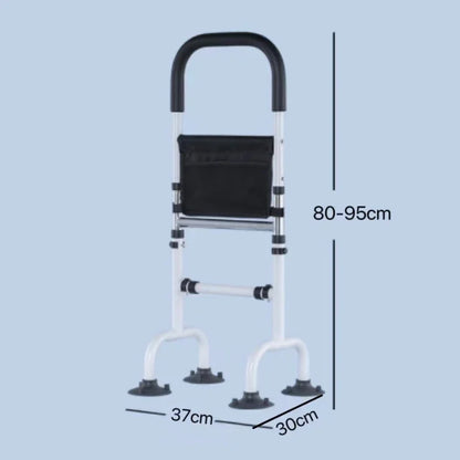 Elderly Stand-Up Assistance Device – Height Adjustable Lifting Armrest Handrail for Bedside Support