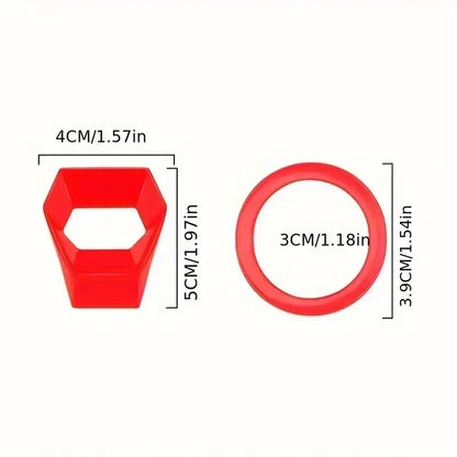 Car Engine Start/Stop Button Cover – Decorative Push Button Sticky Auto Accessory for Car Interior Styling