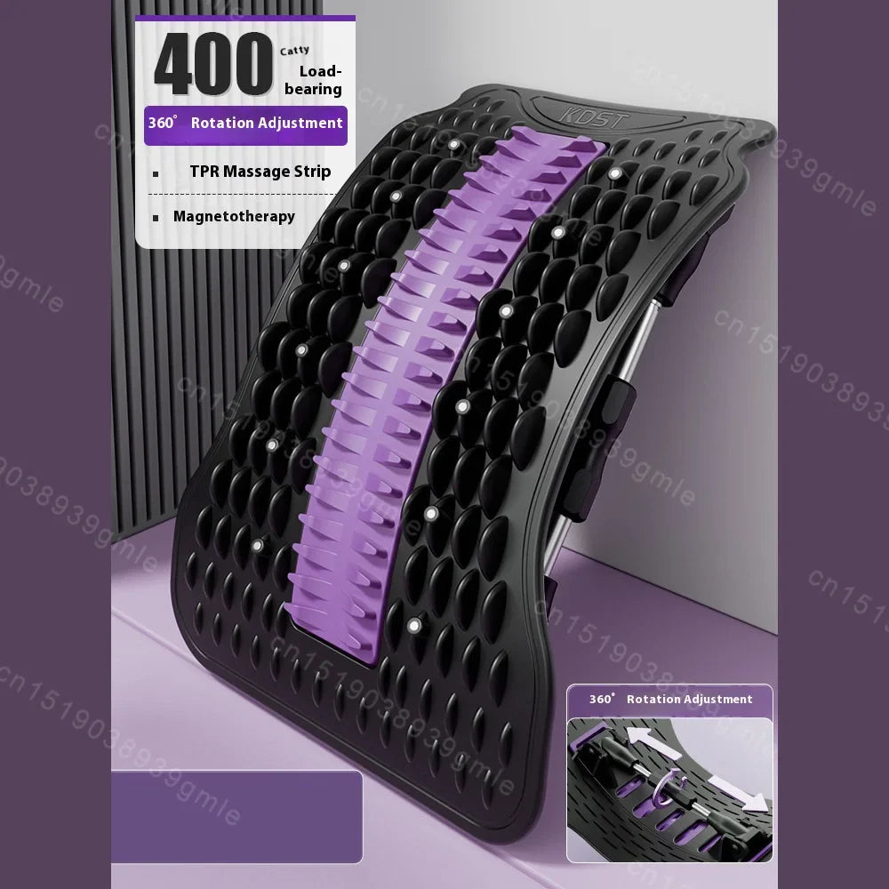 12-Magnet Lumbar Back Stretcher – Vertebrae Relaxer for Humpback Correction, Pain Relief, and Posture Shaping