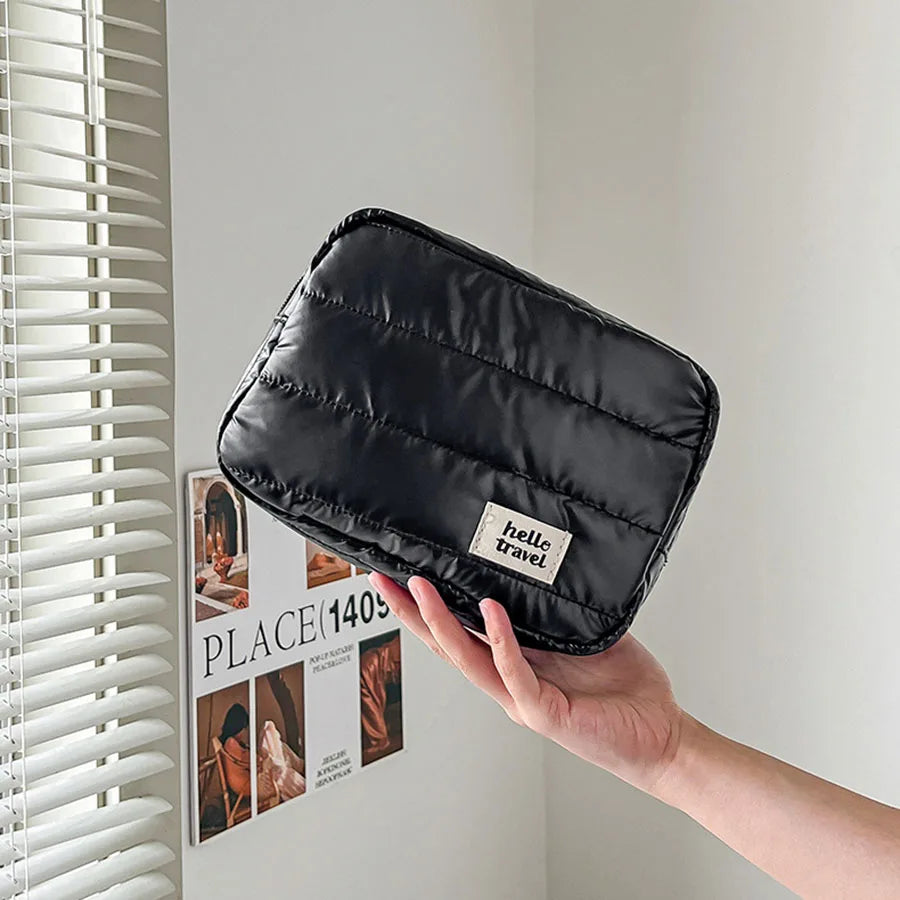 Large Capacity Makeup Bag – Portable Cosmetic and Toiletry Storage Bag, Travel Organizer Washbag