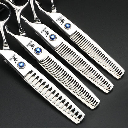 XUANFENG 6-Inch Barber Scissors Set – Japanese 440C Steel Hair Cutting & Thinning Shears