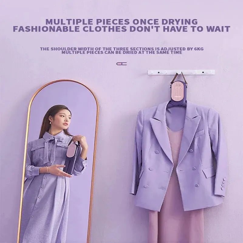 Portable Folding Clothes Rack Dryer : Shoe Drying Machine with Efficient Heat - Compact and Unique Design