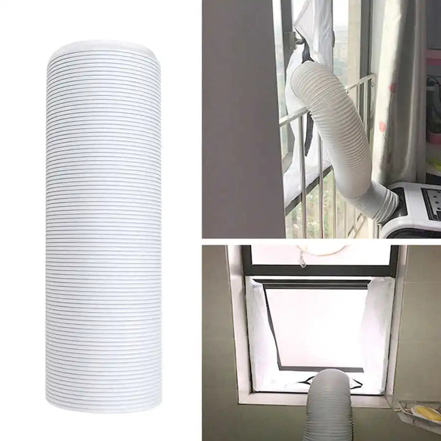 Portable Universal Flexible Air Conditioner Exhaust Hose – Replacement Vent Tube Pipe for AC Units