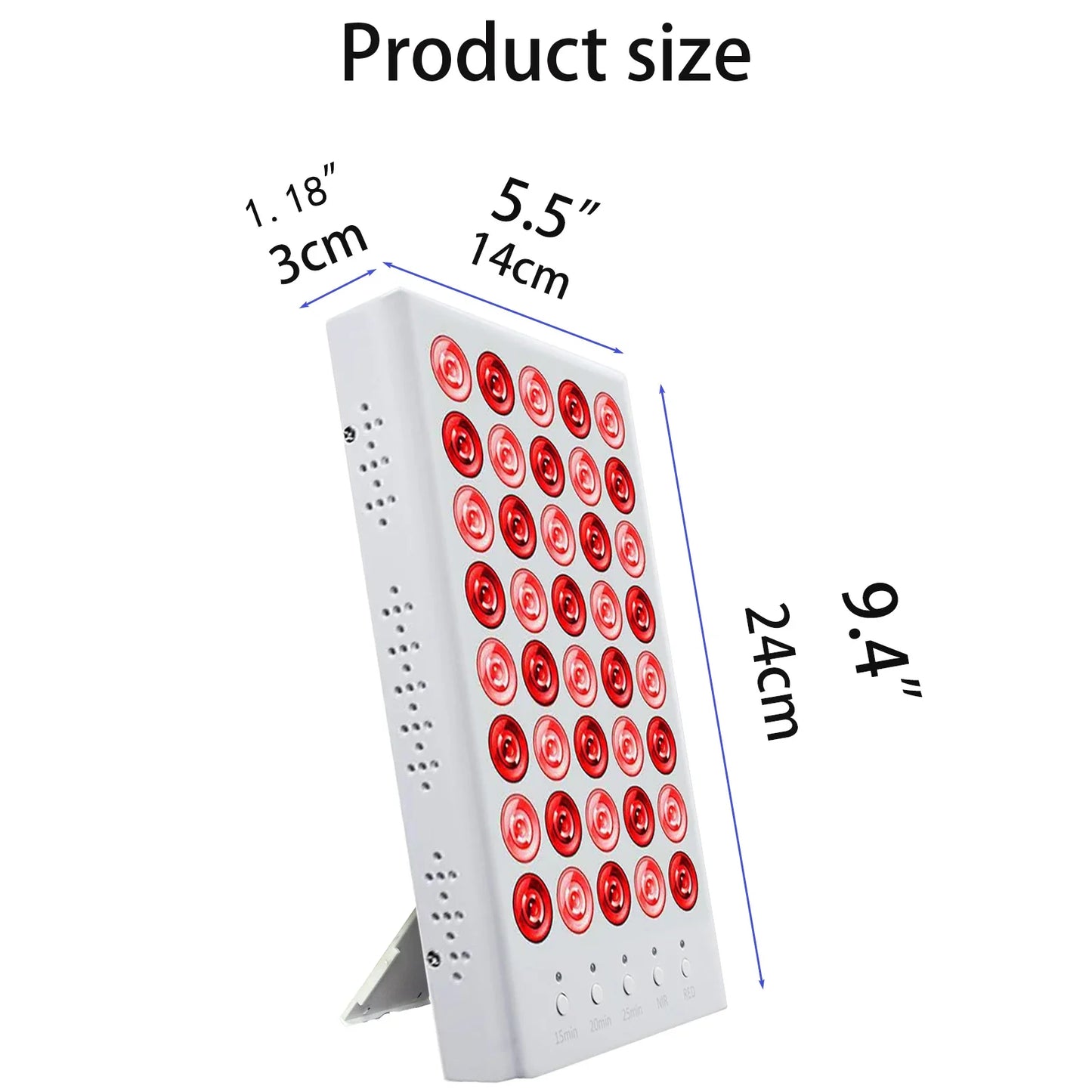 Red Light Therapy Device – 660nm & 850nm Near Infrared LED Panel for Pain Relief & Skin Health