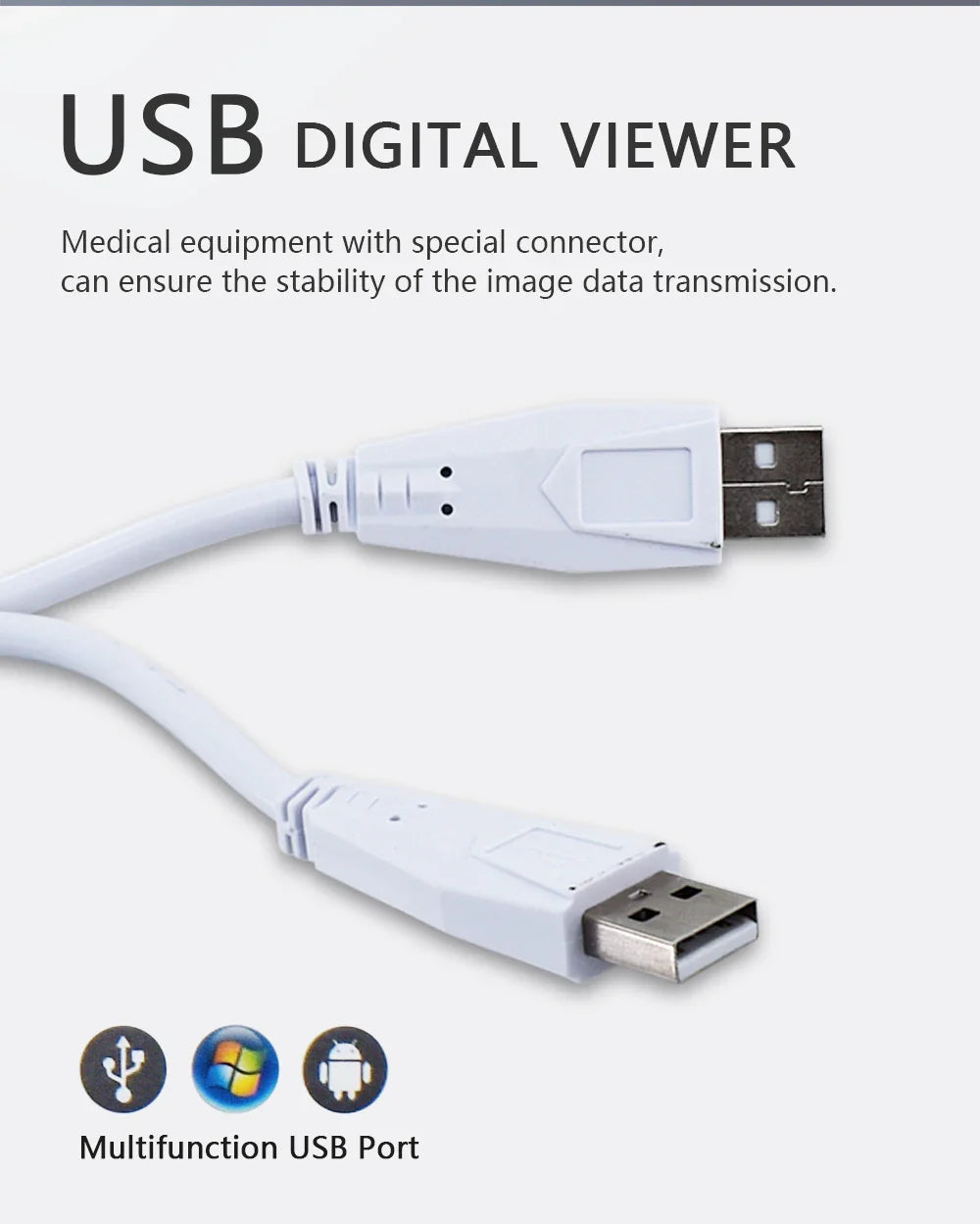 DEASIN USB HD Oral Camera – Digital Intraoral Viewer with 6 LED Lights for Dental Examination