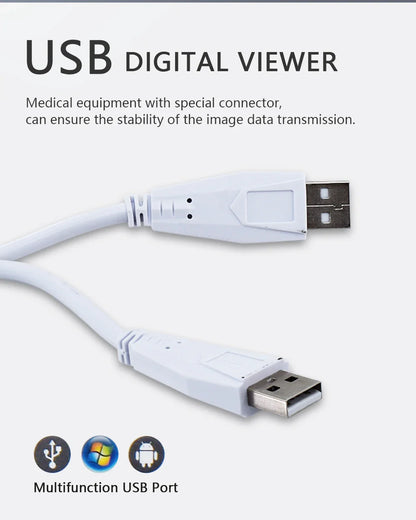 DEASIN USB HD Oral Camera – Digital Intraoral Viewer with 6 LED Lights for Dental Examination