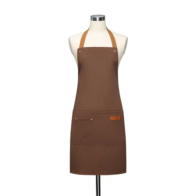 Waterproof Halter Apron – Unisex Kitchen Apron for Men & Women, Salon, Barbecue, Cleaning, Nail, and Roast Mandiles