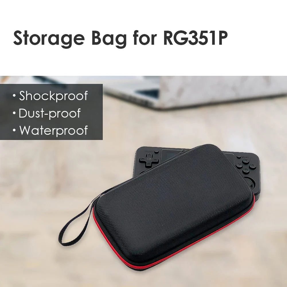 Shockproof Protective Case: Portable Organizer Bag for Handheld Game Consoles - Compatible with ANBERNIC RG405V, RG35XX, and More!