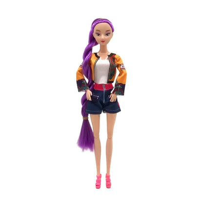New Anime KPop Demon Hunter Doll — Rumi Mira Zoi Vinyl Mask Collectible for Girls, Birthday & Fan Club Gift
